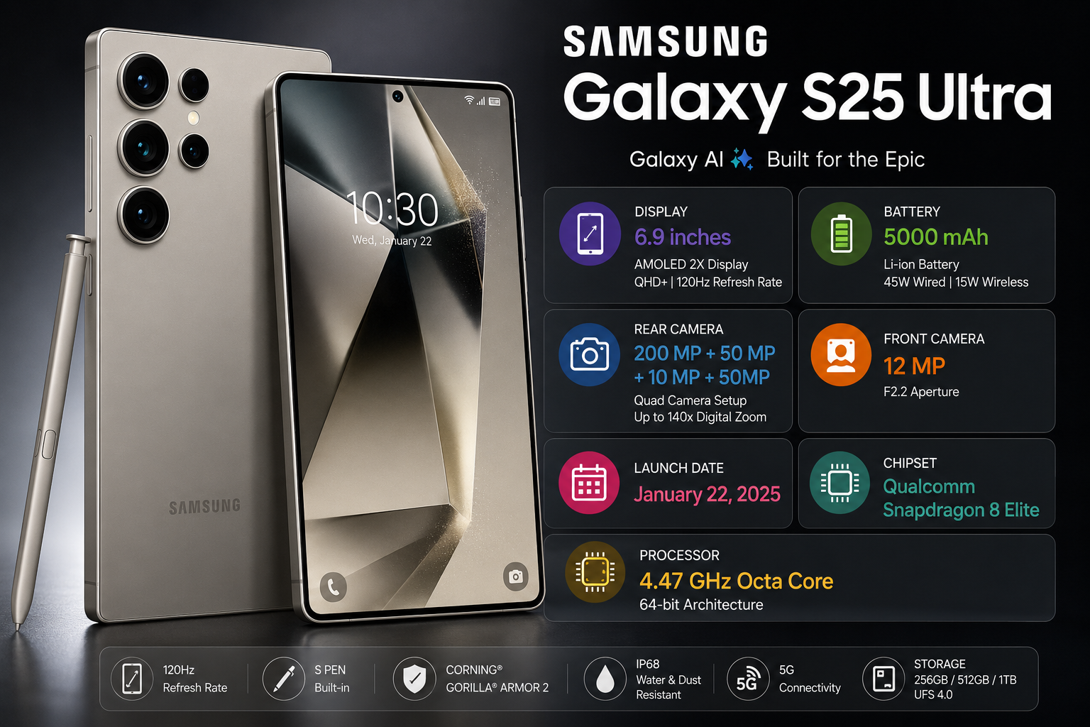 Samsung Galaxy S25 Ultra Smartphone Review